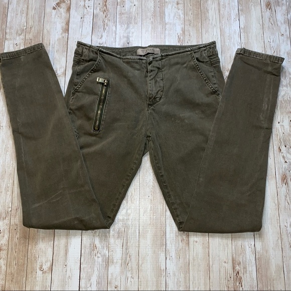 Olive Green Jeggings by Guess - Size 24 - Picture 2 of 5